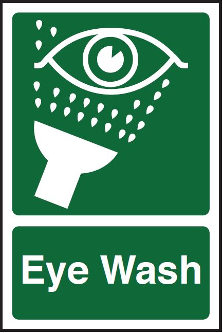 Eye Wash Sign – Safety Emergency Signage