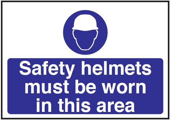 Safety Helmets Must Be Worn