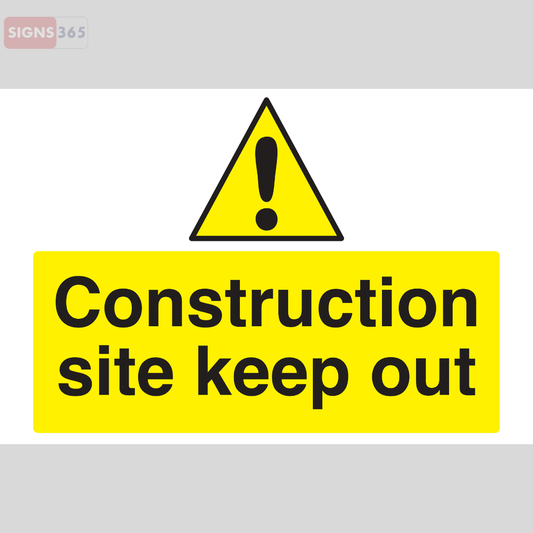 Construction Site KEEP OUT Sign – Danger & Restricted Access