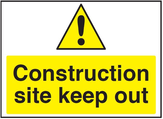 Construction Site KEEP OUT Sign – Danger & Restricted Access