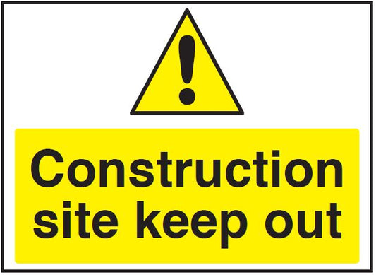 Construction Site KEEP OUT Sign – Danger & Restricted Access