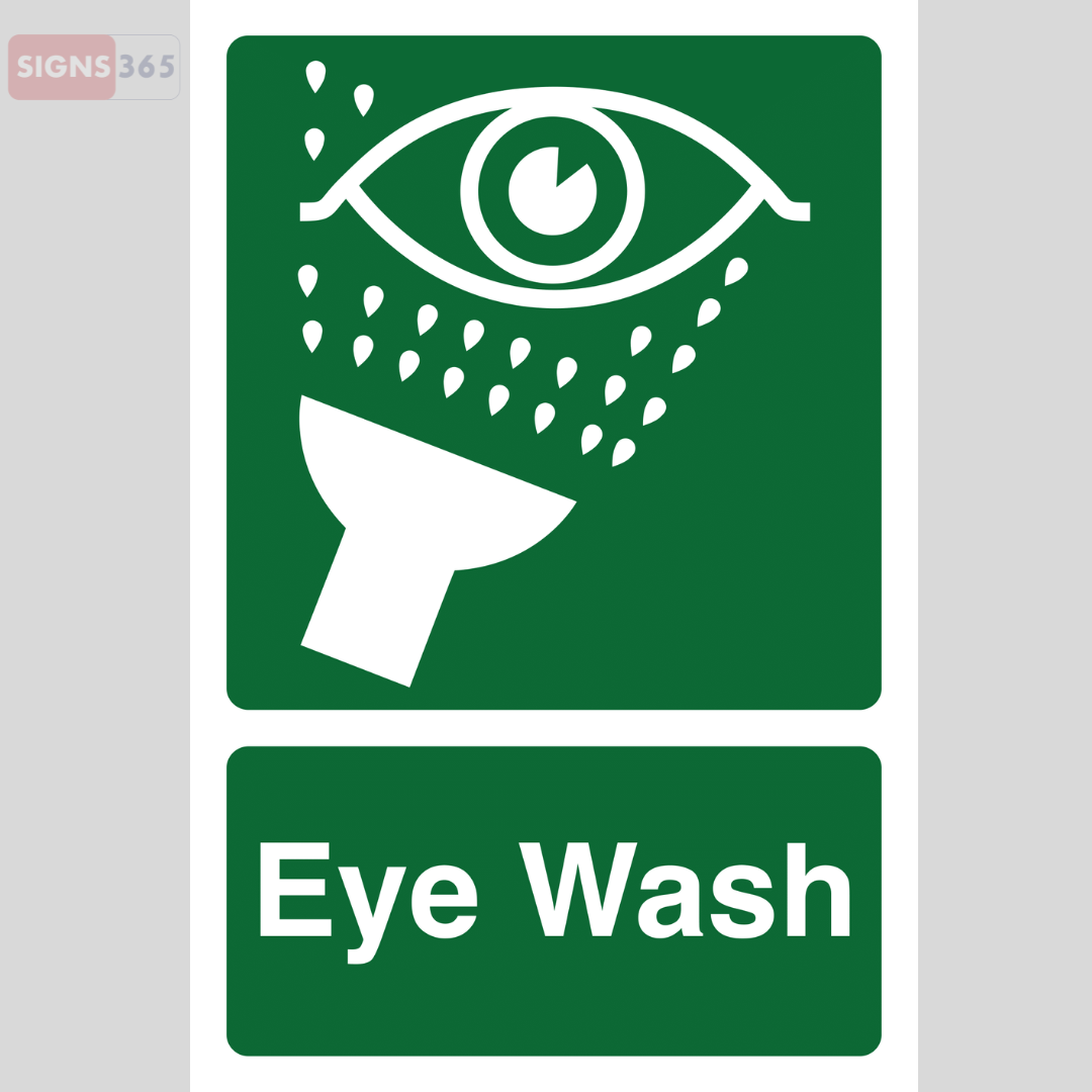 Eye Wash Sign – Safety Emergency Signage