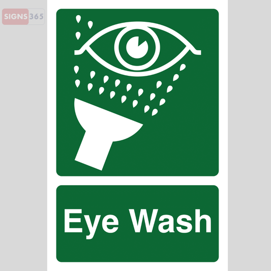 Eye Wash Sign – Safety Emergency Signage