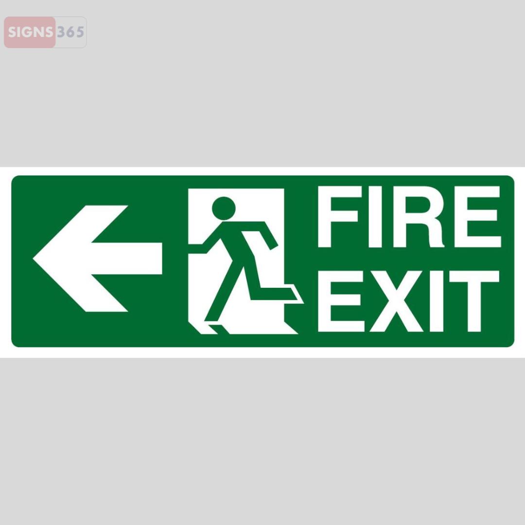 Fire Exit Left Sign