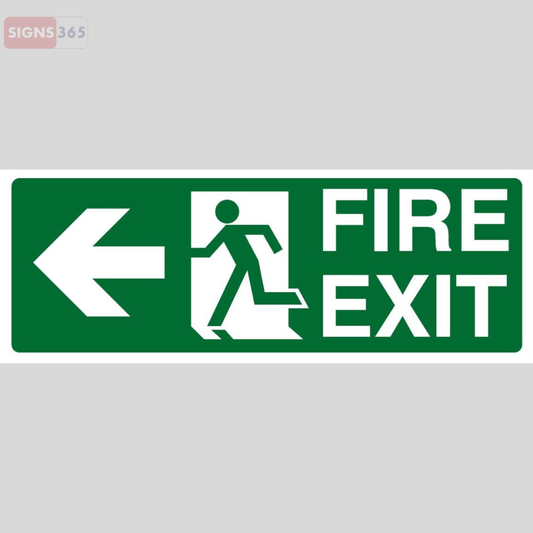 Fire Exit Left Sign