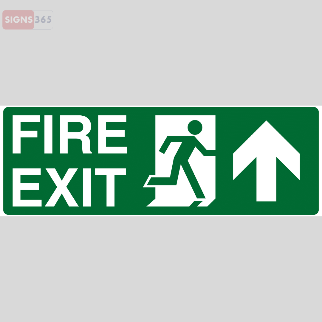 Fire Exit Up Sign