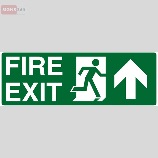 Fire Exit Up Sign