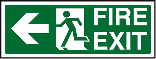 Fire Exit Left Sign