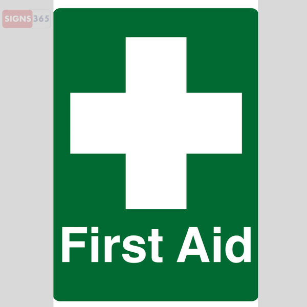 First Aid Sign (ISO 7010) | UK Safety Sign – SIGNS 365